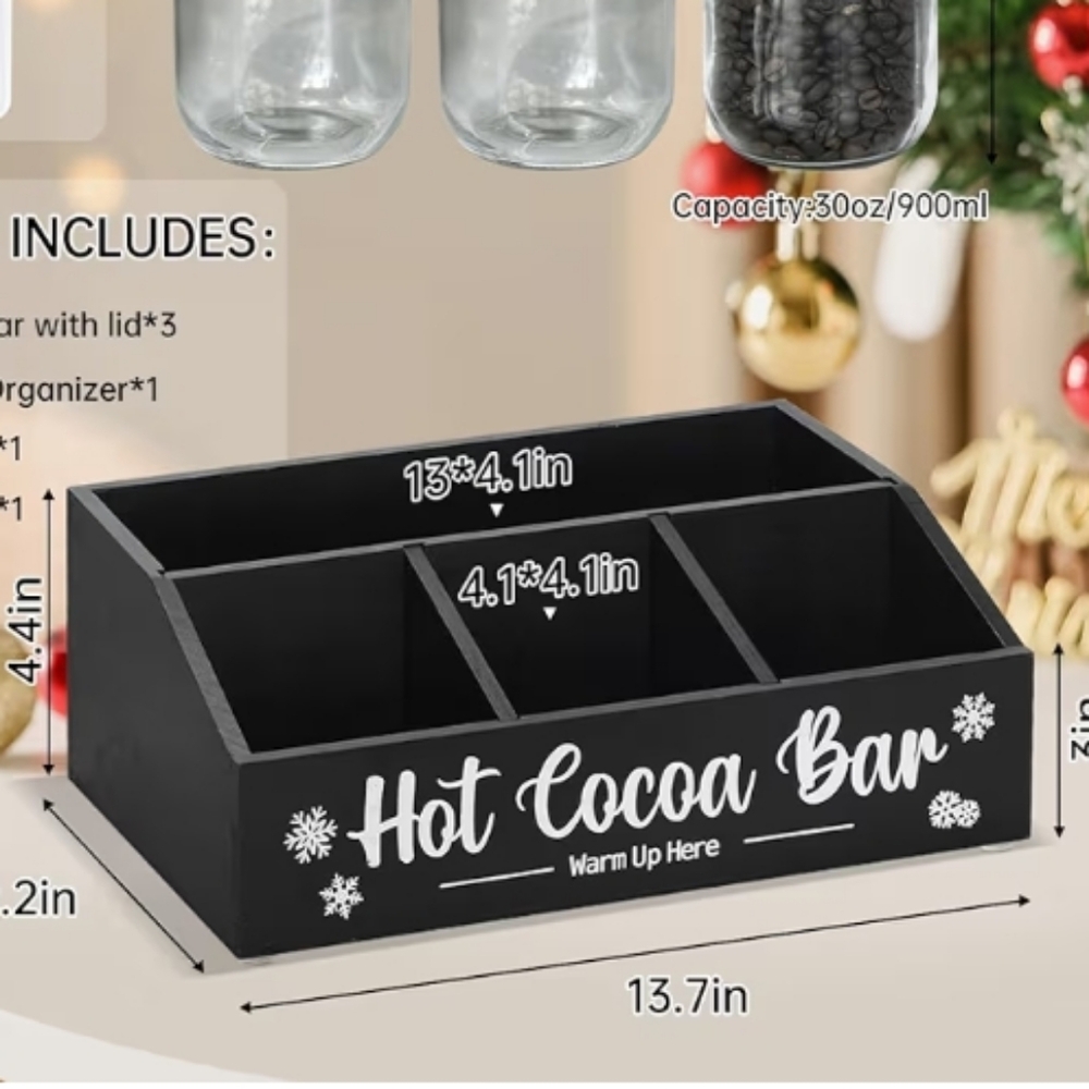 Hot Cocoa Bar Set. Great Gift - Picture 9 of 9